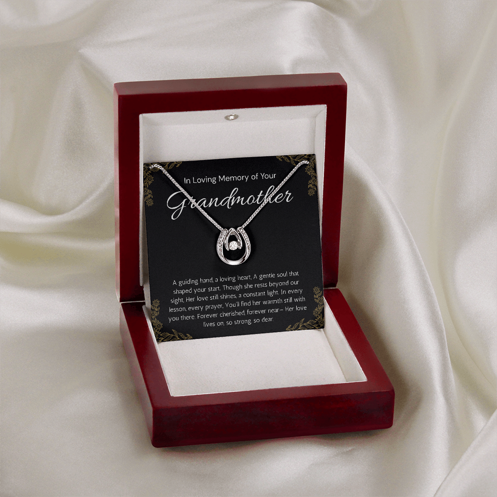 Memorial Gift Grandmother Loss Necklace, Loss of Grandma in Memory of Grandma Sorry for Your Loss, Condolence, Bereavement Gift
