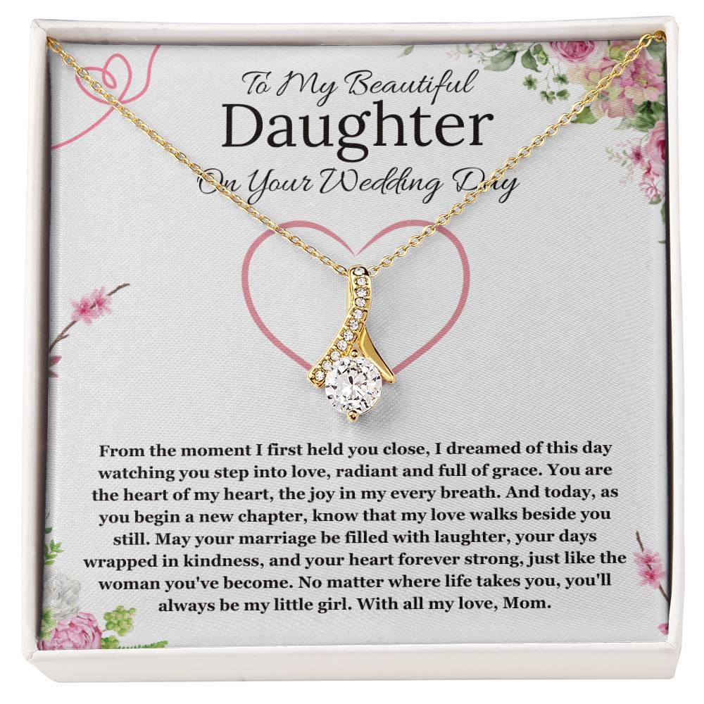 Bride Gift From Mom To Daughter On Wedding Day Alluring Beauty Necklace Gift Necklace For Daughter On Wedding Day From Mother To Daughter