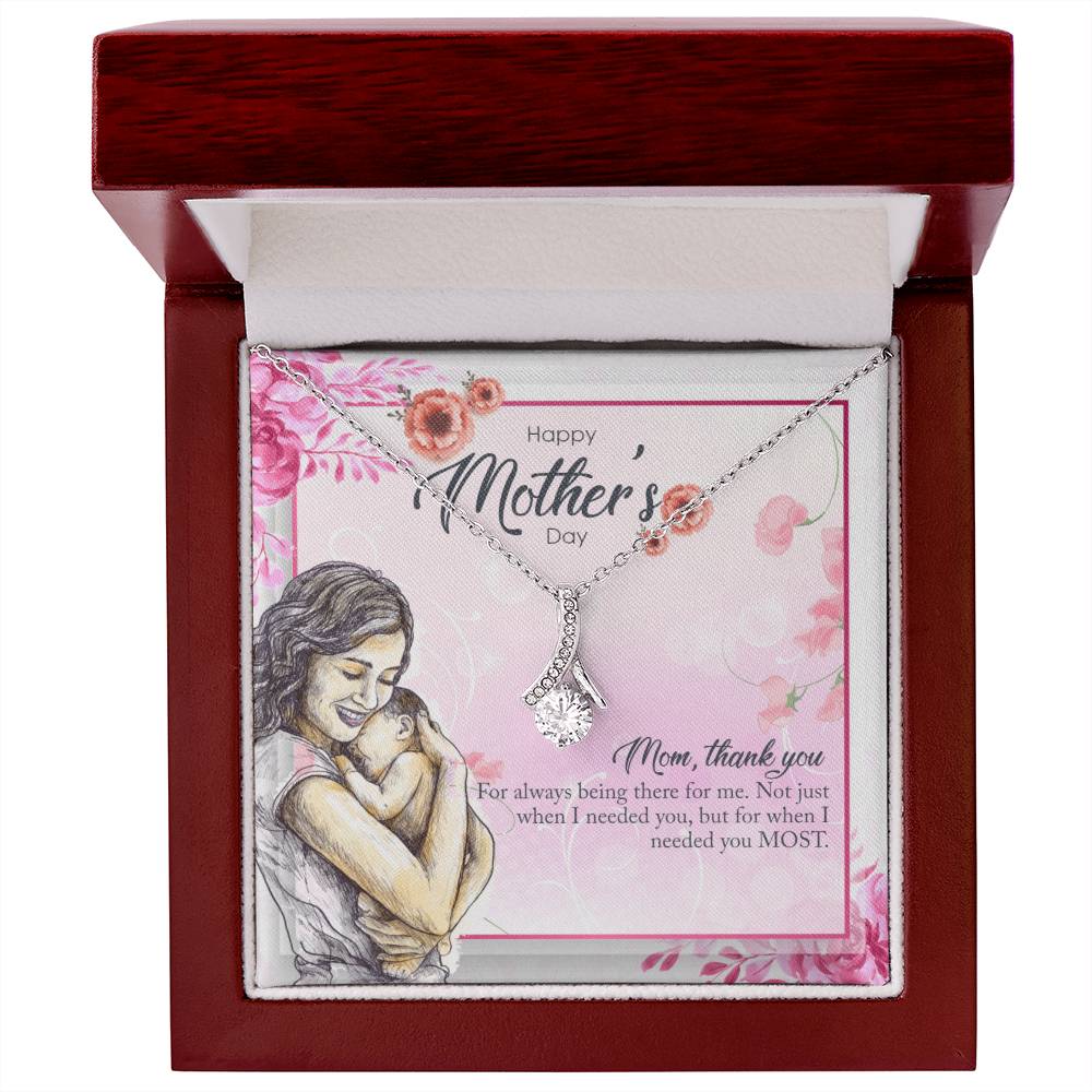 Happy Mothers Day, Mothers Day Gift necklace, Thank You Gift Necklace For Mother, Gift From Son, Daughter