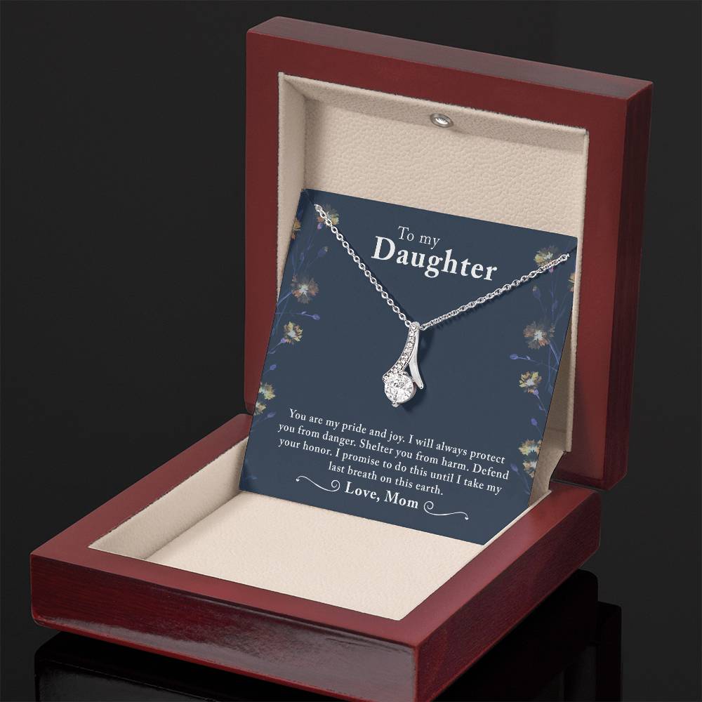 You Are My Pride, Daughter Gift Necklace, Birthday Gift Necklace For Daughter, Daughter appreciation Gift Necklace, Necklace From Mom