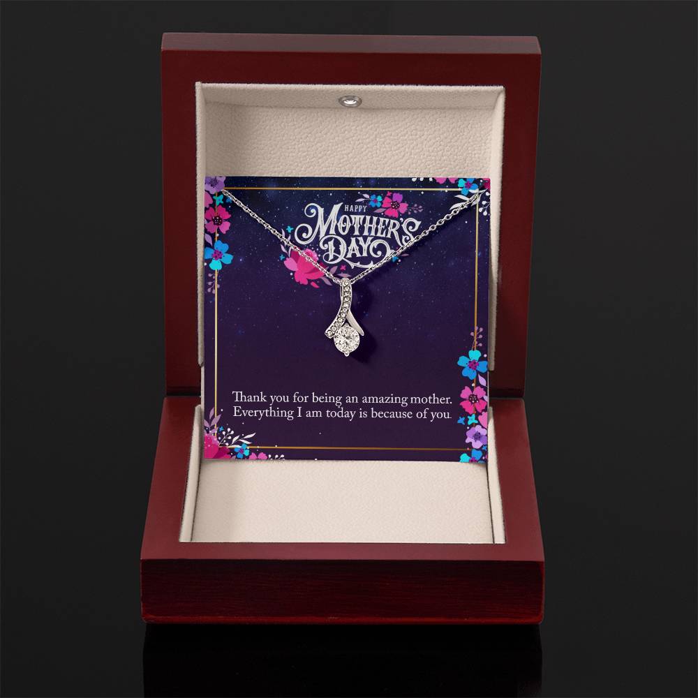 Amazing Mother, Mothers Day Gift Necklace, Mothers Day Gift necklace From Son, Daughter, Alluring Beauty Gift Necklace
