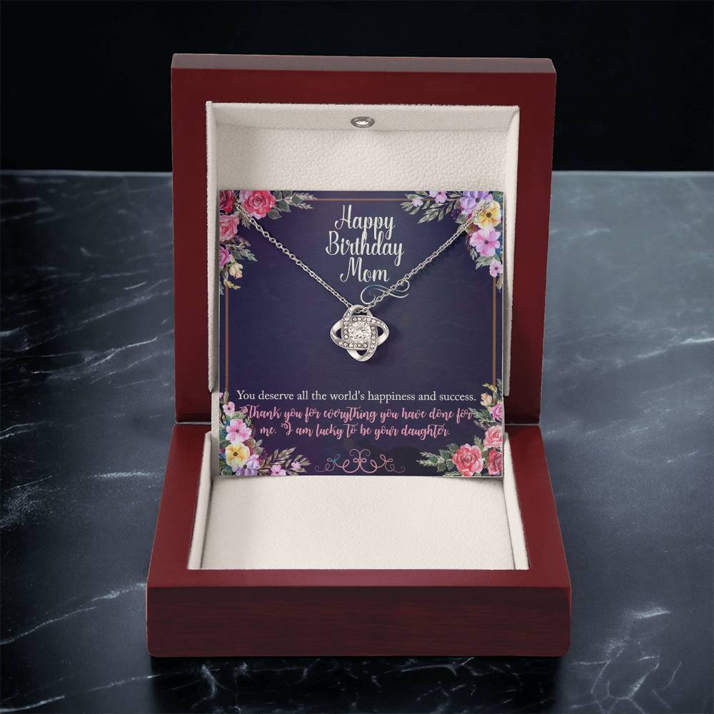Birthday Gift Necklace For Mother, Gift Necklace From Daughter, Moms gift for Birthday, Thank you Mom