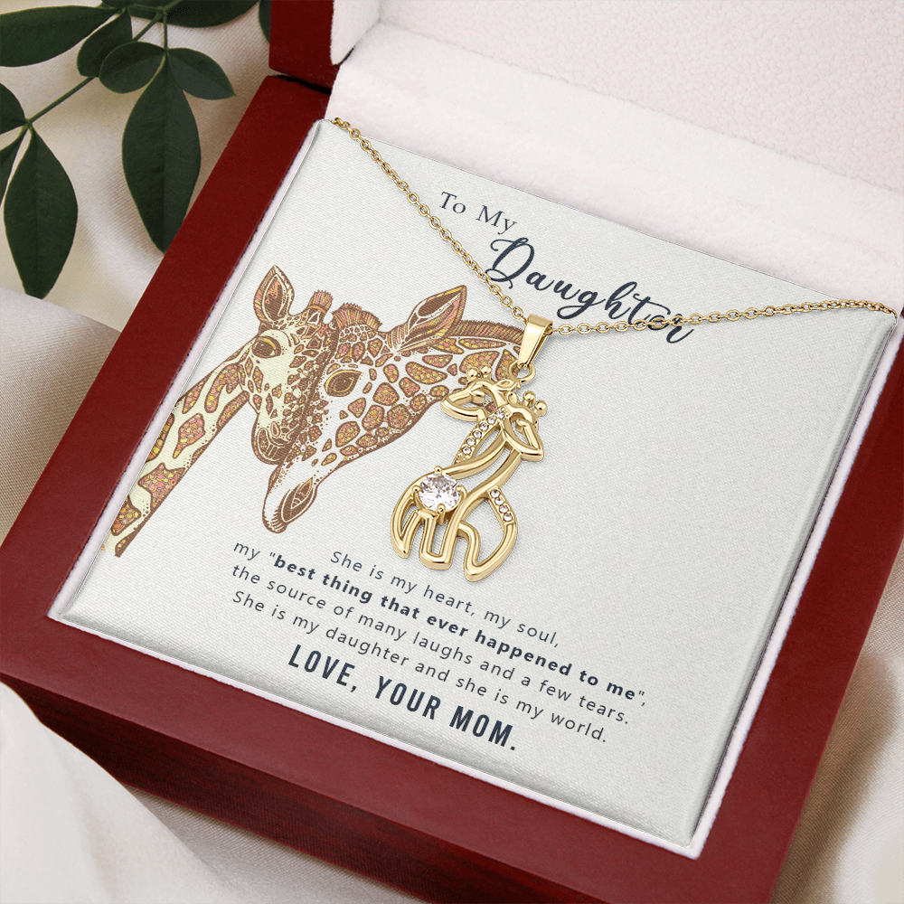 My Heart My Soul, Gift Necklace From Mom, Gift Necklace For Daughter, Birthday Gift Necklace For Daughter, Daughter Appreciation Gift Necklace