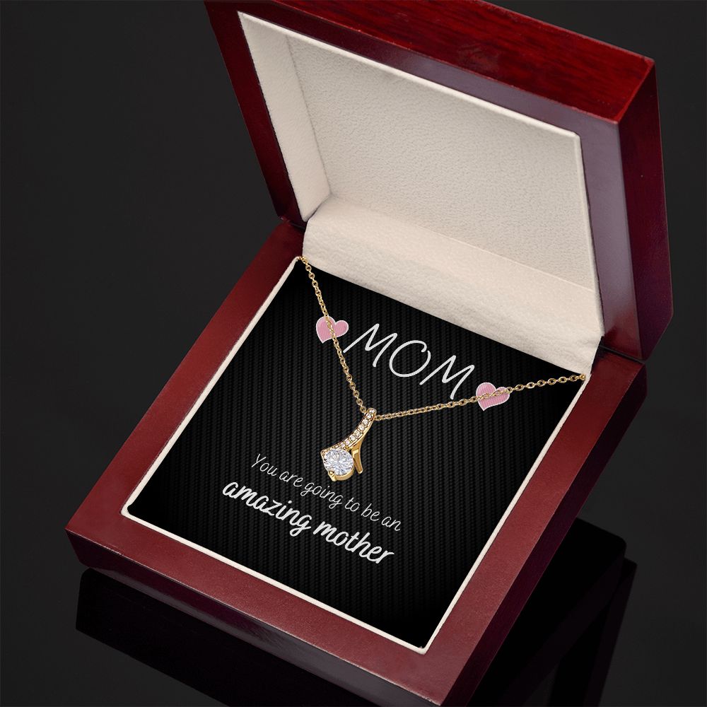 Mom Gift Necklace, To Be Mom Gift Necklace, Pregnancy Reveal Gift Necklace For Mom, Gift From Children, To Be Mom Gift Necklace, New Mom Gift Necklace