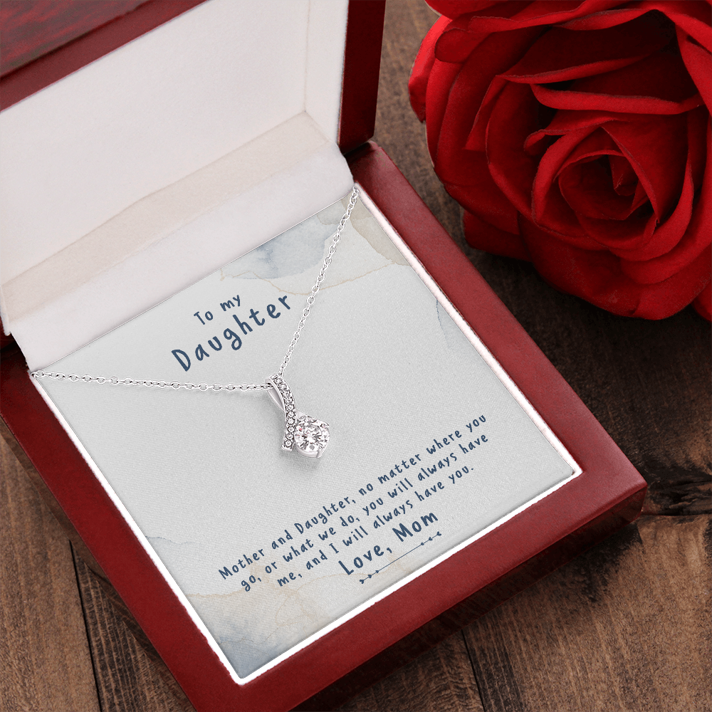 Daughter Gift necklace, Birthday gift Necklace from Mom, appreciation gift Necklace from Mother, Necklace For Daughter