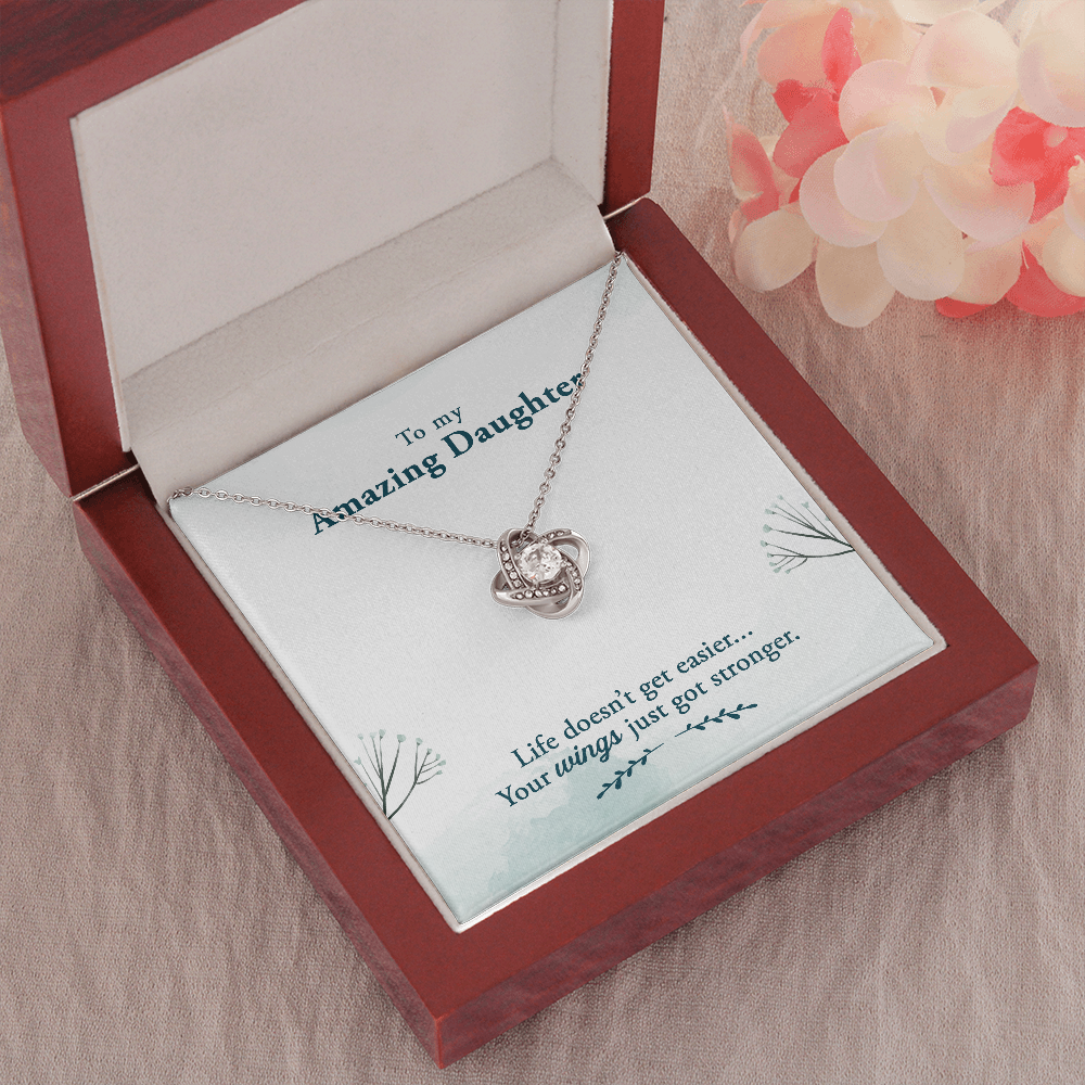 To My Amazing Daughter Gift Necklace, Birthday Gift Necklace For Daughter, Appreciation Gift Necklace, From Dad, Mom