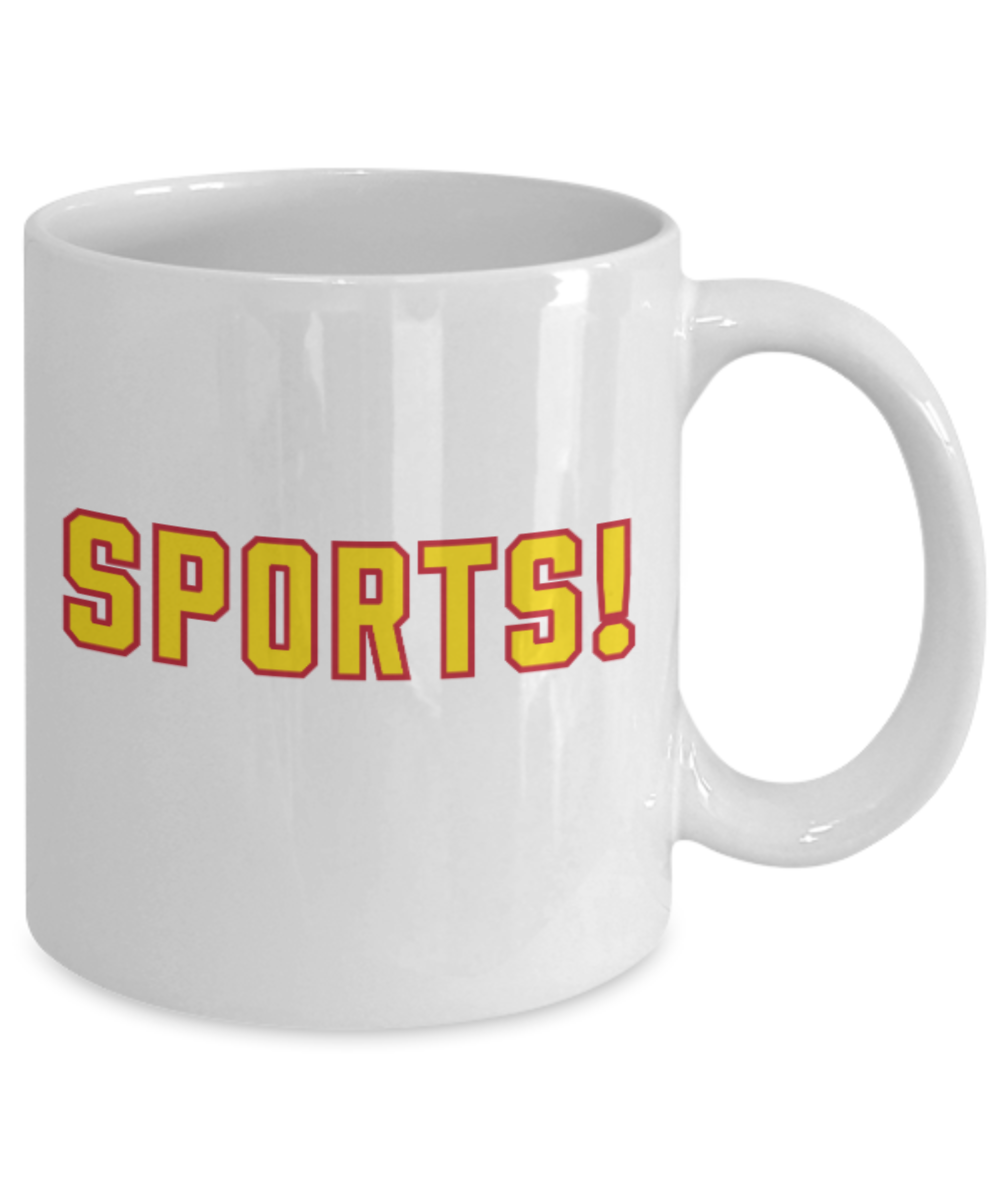 Pop culture lovers mugs , Sports - White Coffee Mug Porcelain Tea Cup 11 oz - Great Gift