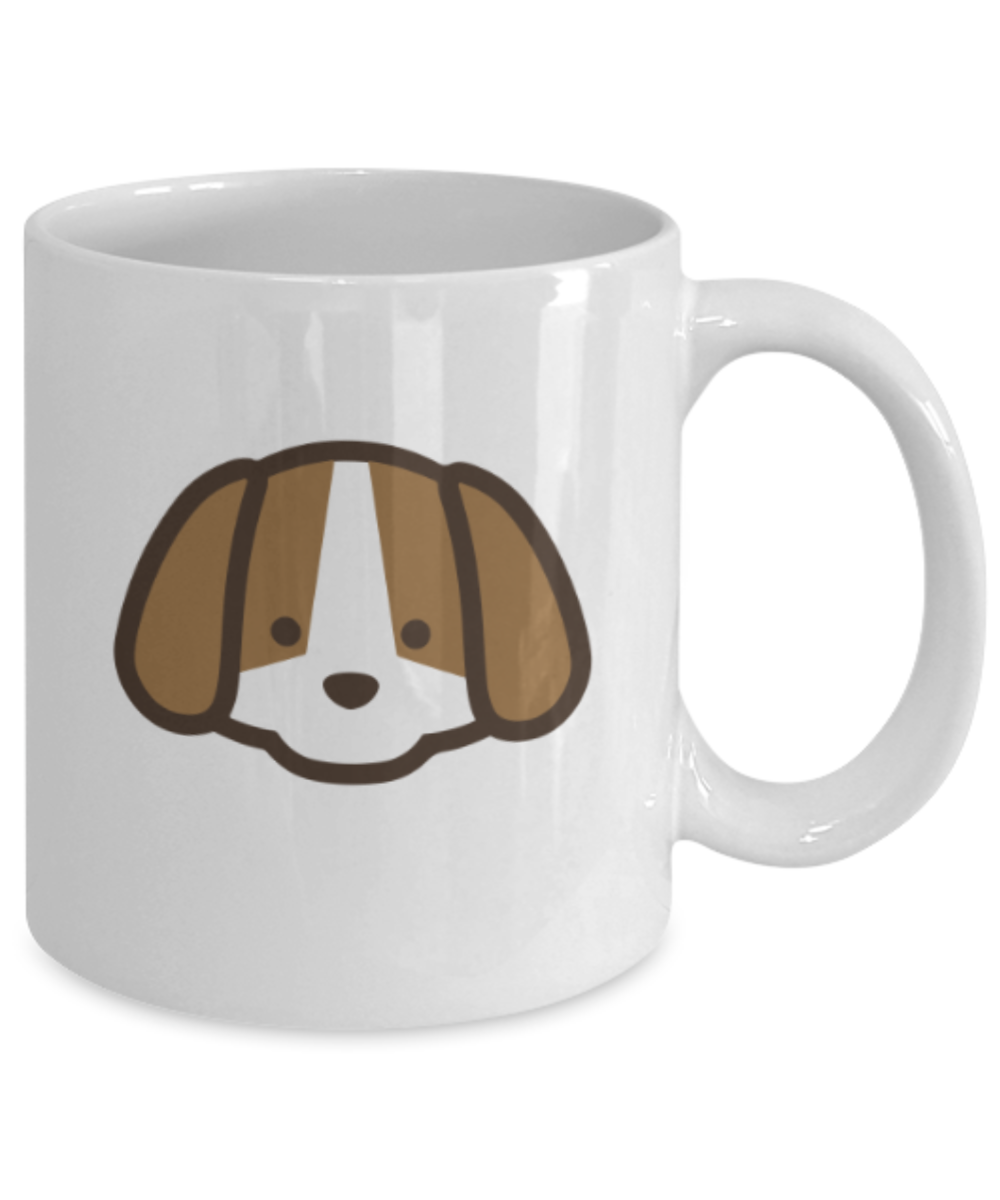Gift gor dog lovers , Leave it to Beagle - White Coffee Mug Porcelain Tea Cup 11 oz - Great Gift