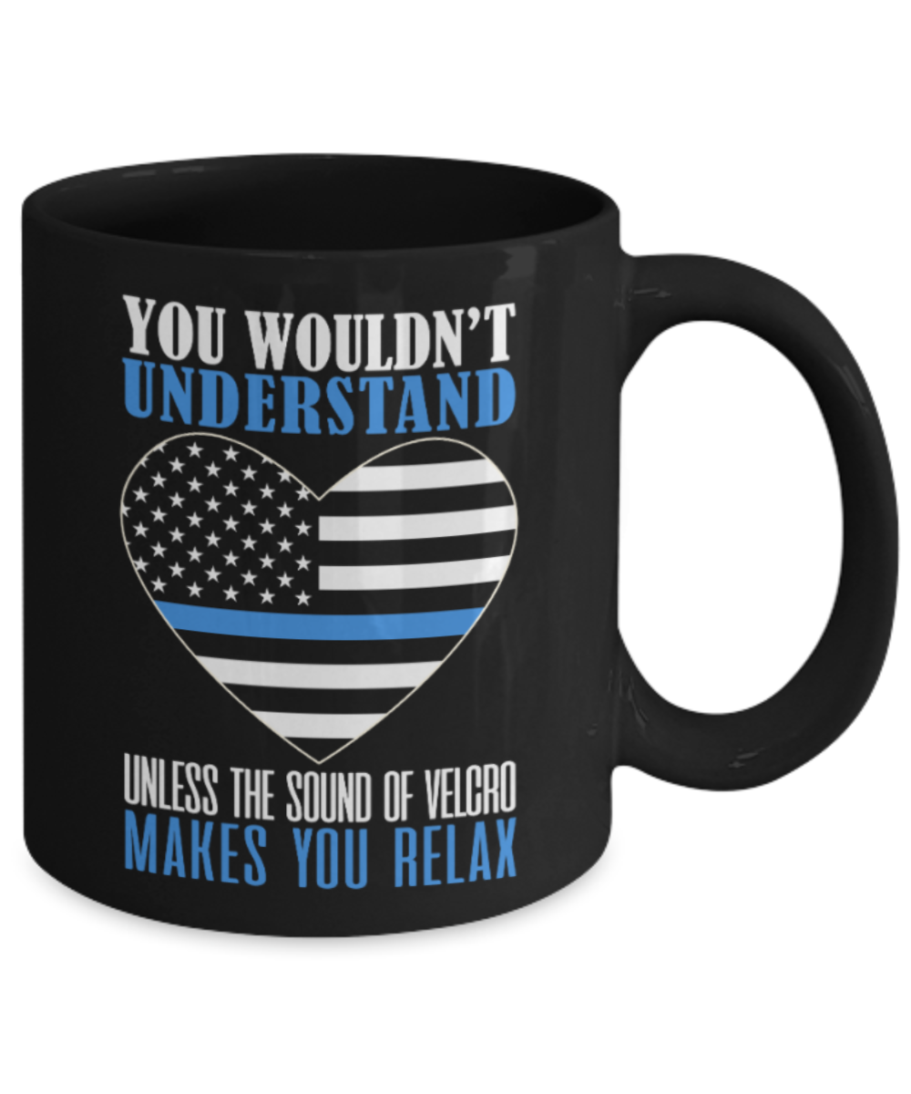 USA Lovers Mugs , You wouldn't understand - Black Coffee Mug Porcelain Tea Cup 11 oz - Great Gift