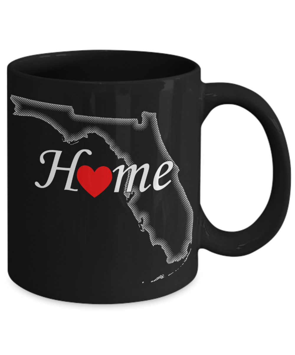 I Am A Floridian Gift Coffee Mug, I Love Florida State -Black Porcelain Coffee Mug 11 oz