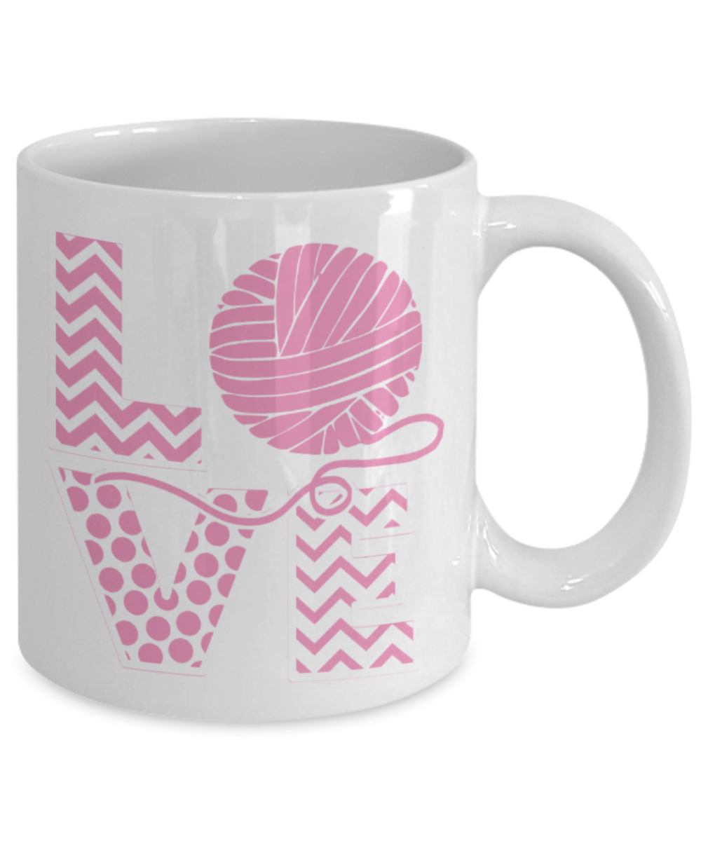 Lovers Gifts Mugs , Love - White Coffee Mug Porcelain Tea Cup 11 oz - Great Gift