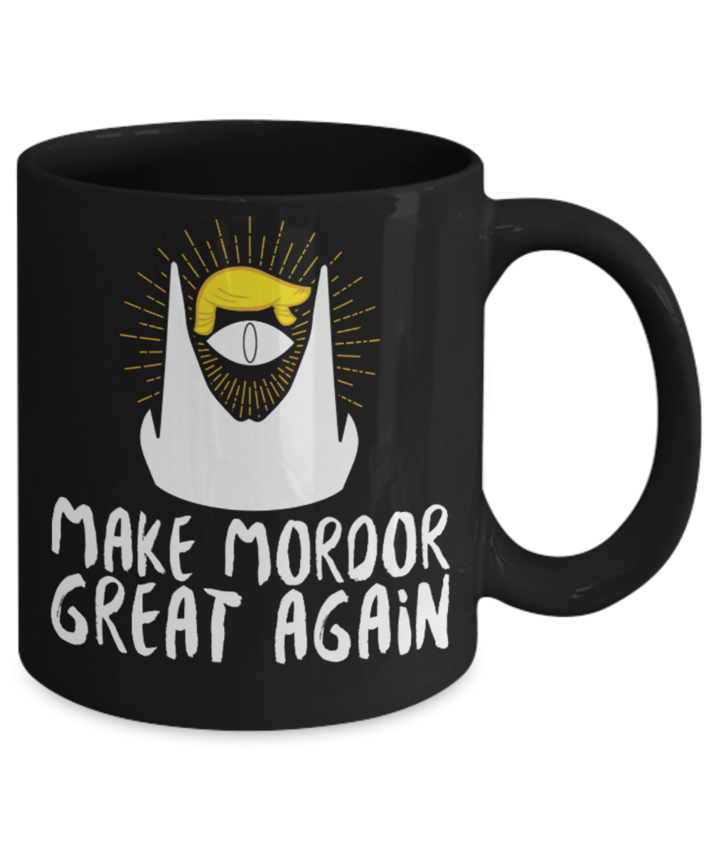 Make moroor great again - Black Coffee Mug Porcelain Tea Cup 11 oz - Great Gift