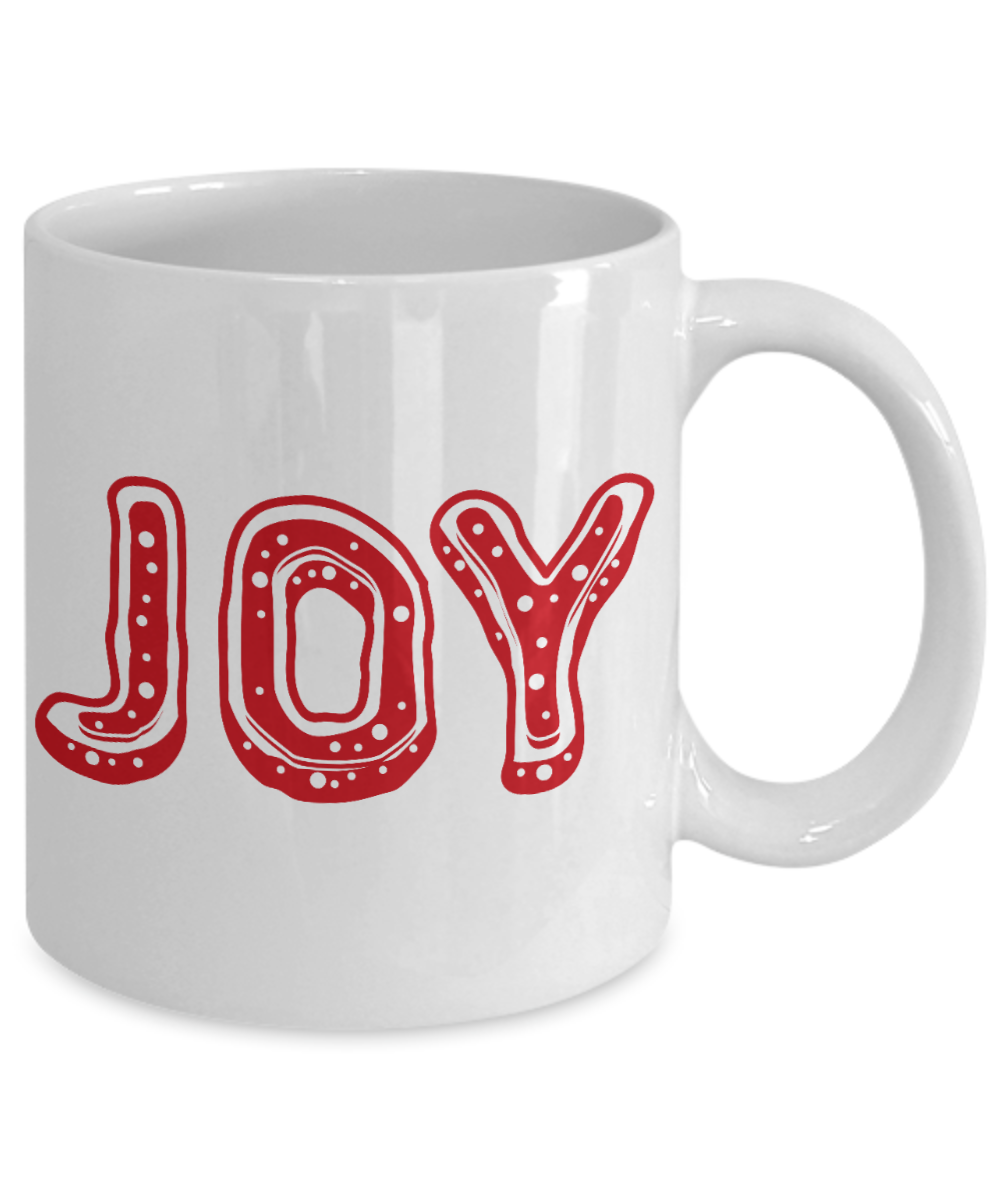 Knightmare before christmas mug - Joy - Funny Christmas Gift Mugs, Christmas Gifts for family Ceramic Cup White, Funny Mugs Gift Ideas 11 Oz