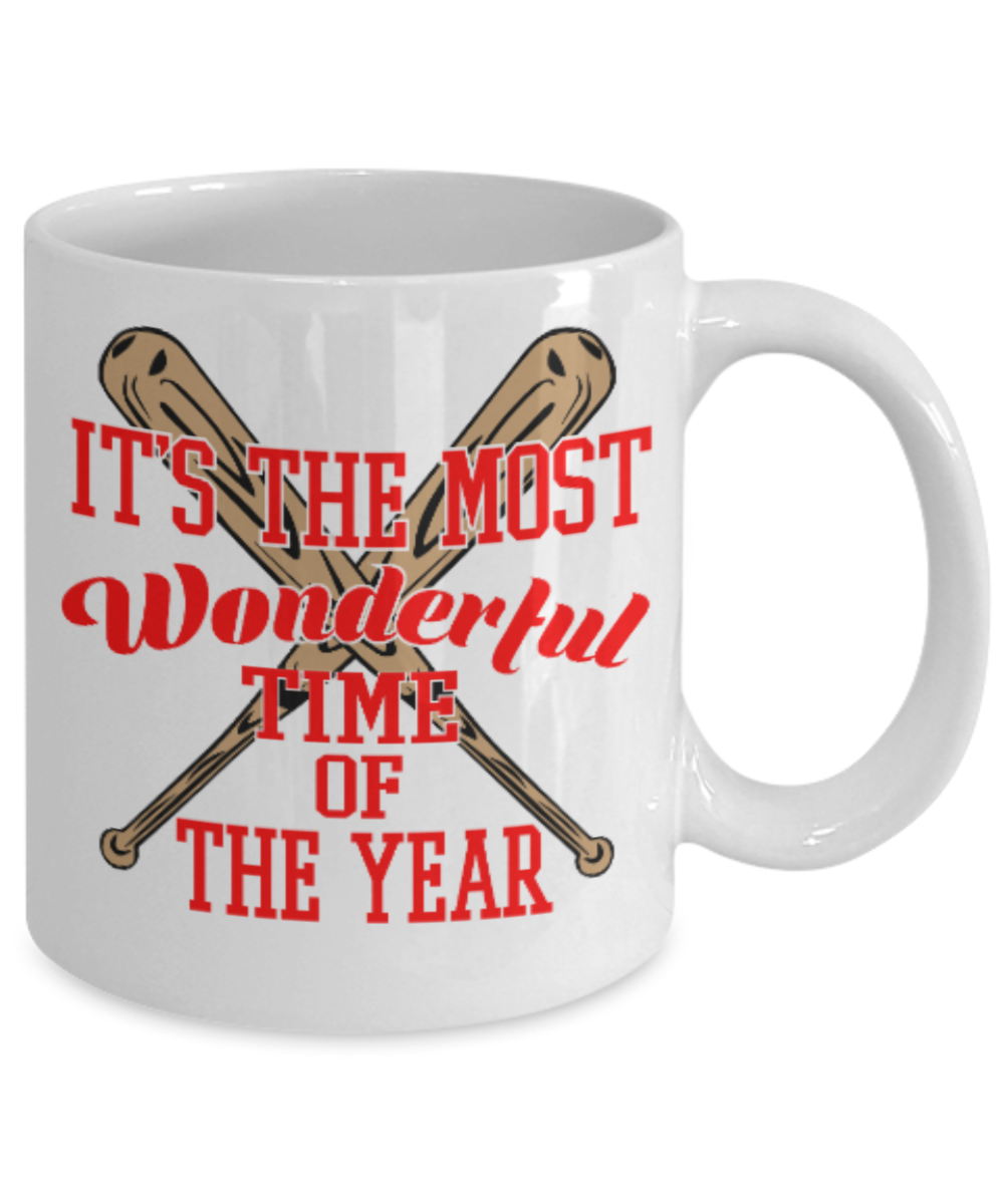 Fitness Lovers mugs , It's the most wonderful time of the year - White Coffee Mug Porcelain Tea Cup 11 oz - Great Gift