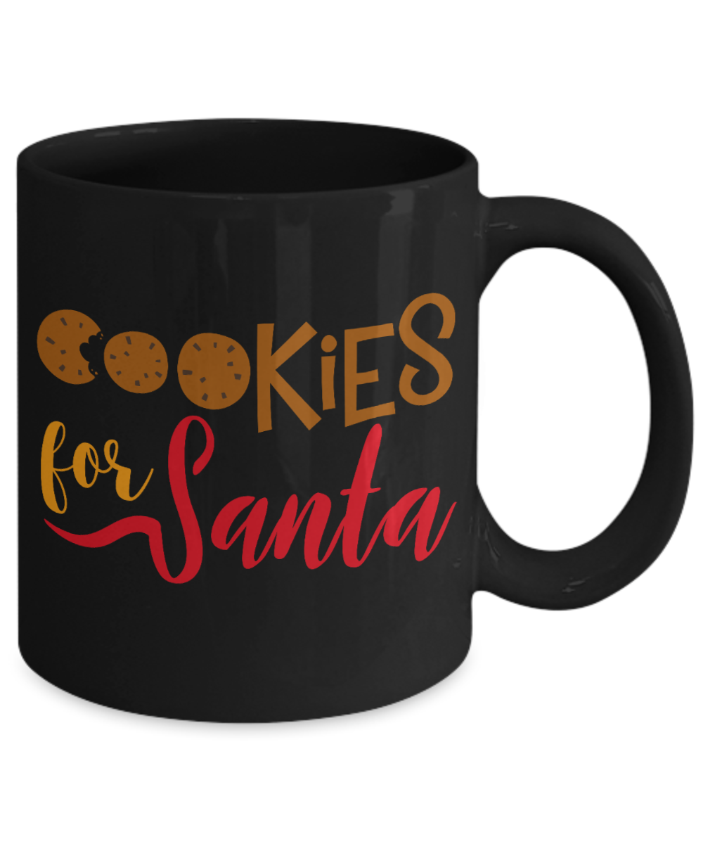 Rumbles the cloud and santa's greatest gift - Cookies for Santa - Funny Santa Gifts Mugs, Christmas Gifts for family Ceramic Cup Black, Funny Mugs Gift Ideas 11 Oz