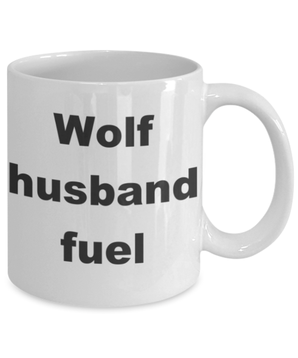 Wolf husband fuel - White Porcelain Coffee 11 oz