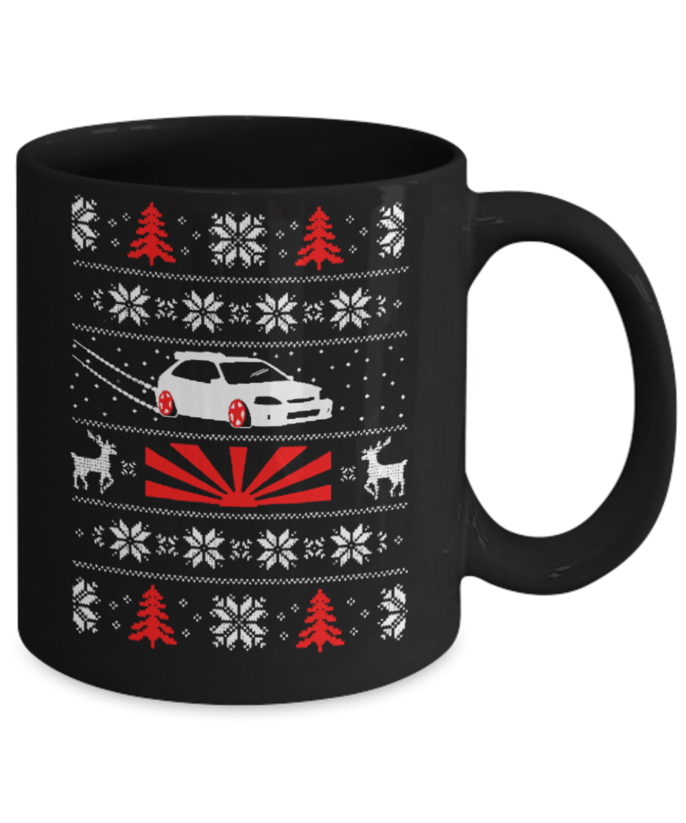 Peets coffee k cups christmas blend , Christmas Fast Cars - Black Coffee Mug Porcelain Tea Cup 11 oz - Great Gift