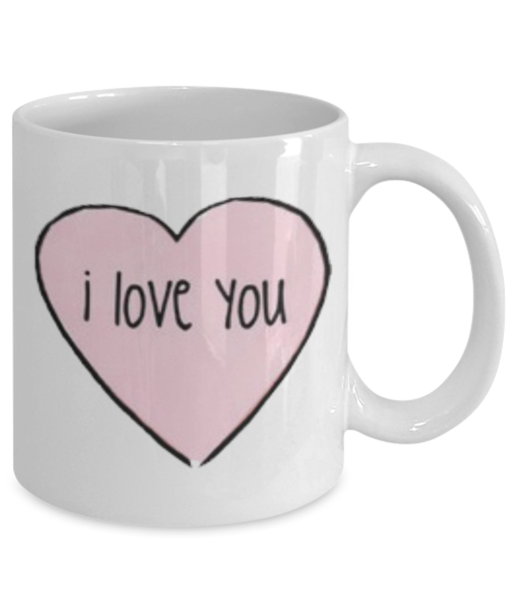 Write like a mother f mug, I Love you - White Porcelain Coffee 11 oz