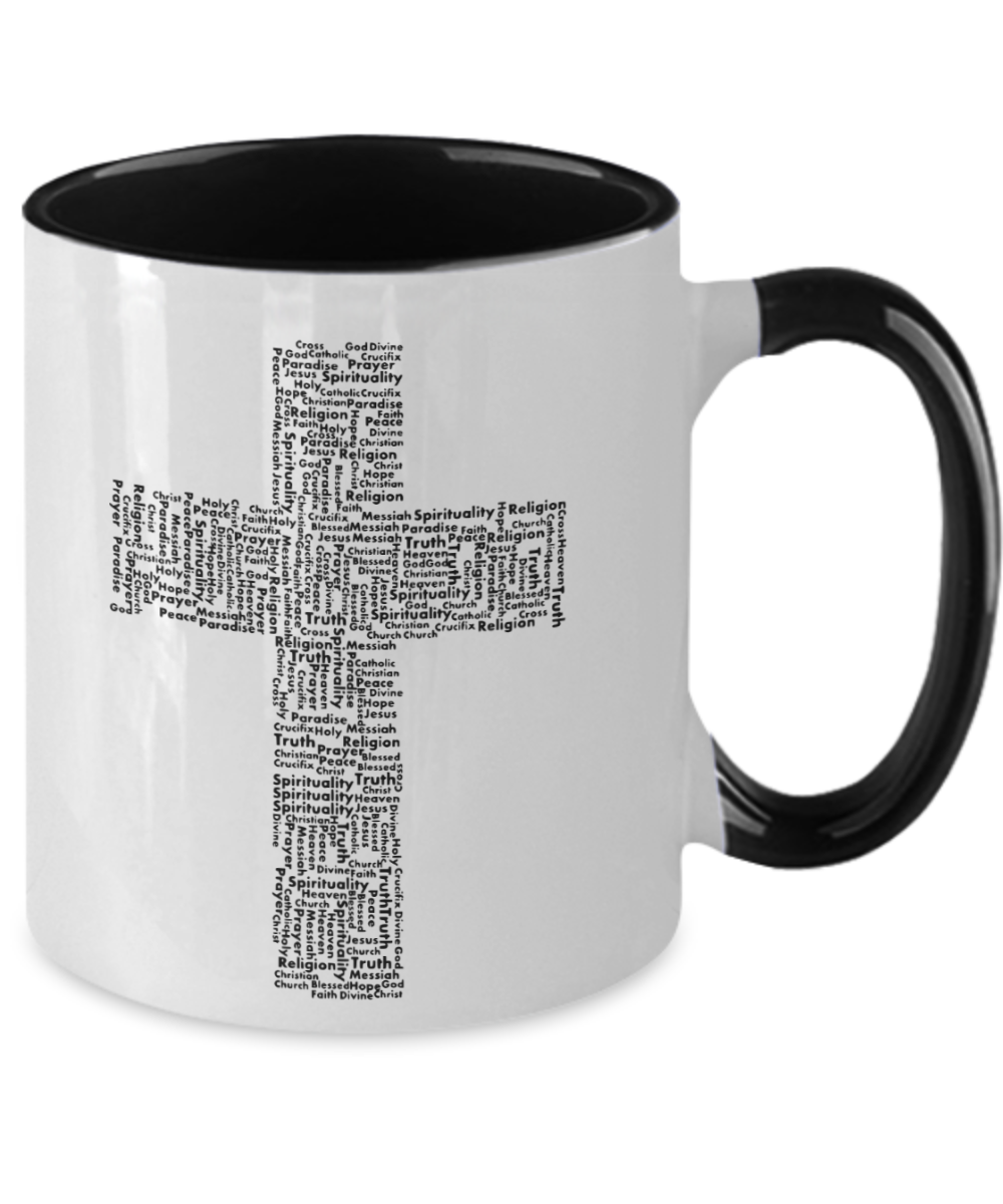 Faith Mug, Inspirational Coffee Mug, Faith Gifts For Women, Faith Gift Ideas, Christian Mug, Pastor Mug, Faith 2 Tier Mug
