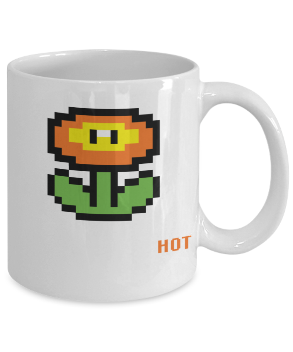 Games Lovers mugs, This is why Im Hot - White Coffee Mug Porcelain Tea Cup 11 oz - Great Gift