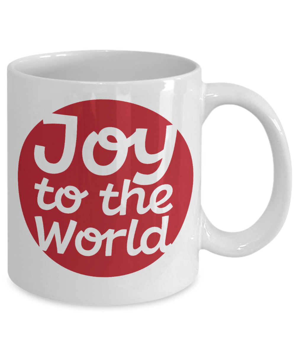 Knightmare before christmas mug - Joy to the World - Funny Christmas Gift Mugs, Christmas Gifts for family Ceramic Cup White, Funny Mugs Gift Ideas 11 Oz