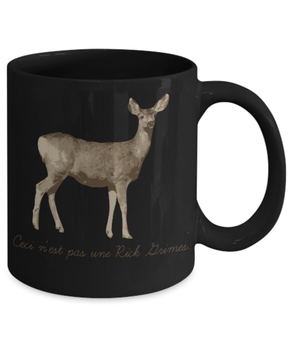 Plants vs zombies gift box mugs , This is Not - Black Coffee Mug Porcelain Tea Cup 11 oz - Great Gift