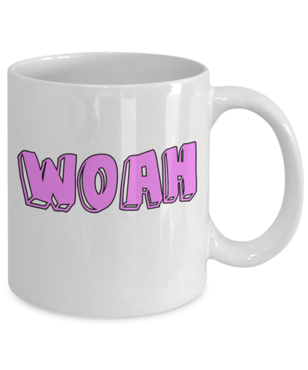 Woah - White Porcelain Coffee 11 oz