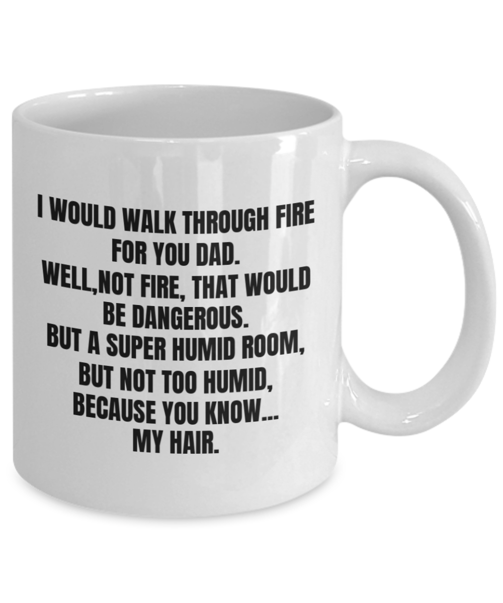 Funny Dad Gift From Daughter Coffee Mug, Luckiest Dad Mug, Funny Dad Gift From Daughter Mug 11 oz