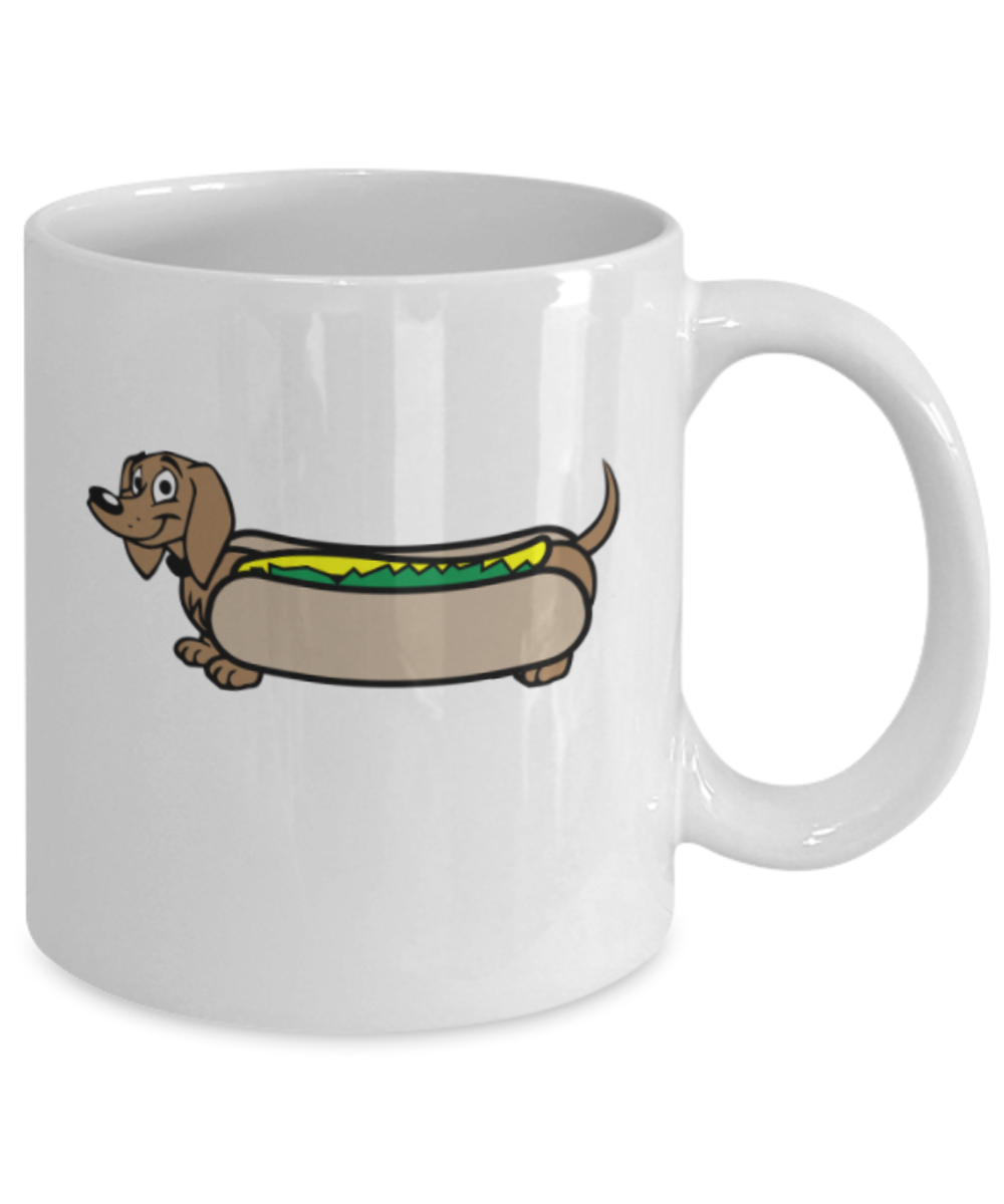 Gift gor dog lovers , Ask me about my wiener - White Coffee Mug Porcelain Tea Cup 11 oz - Great Gift