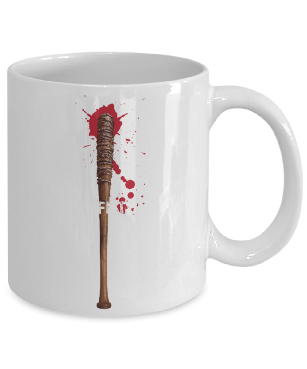 Plants vs zombies gift box mugs , Learn Right off the Bat - White Coffee Mug Porcelain Tea Cup 11 oz - Great Gift