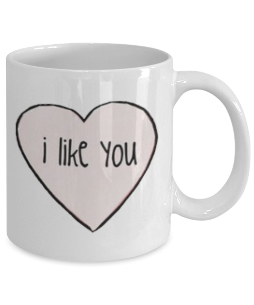 Write like a mother f mug, I Like you - White Porcelain Coffee 11 oz