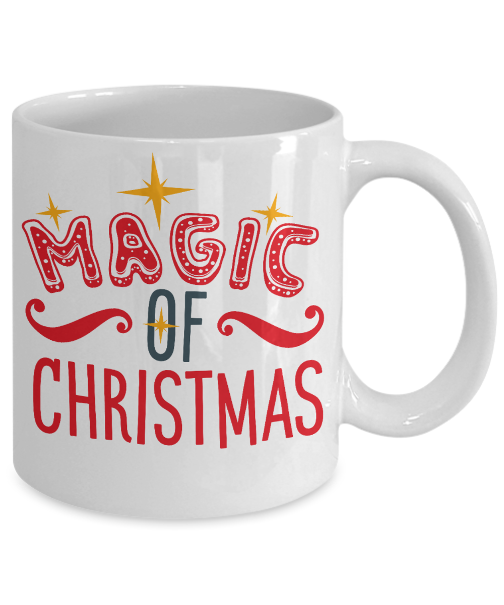 Knightmare before christmas mug - Magic of Christmas - Funny Christmas Gift Mugs, Christmas Gifts for family Ceramic Cup White, Funny Mugs Gift Ideas 11 Oz