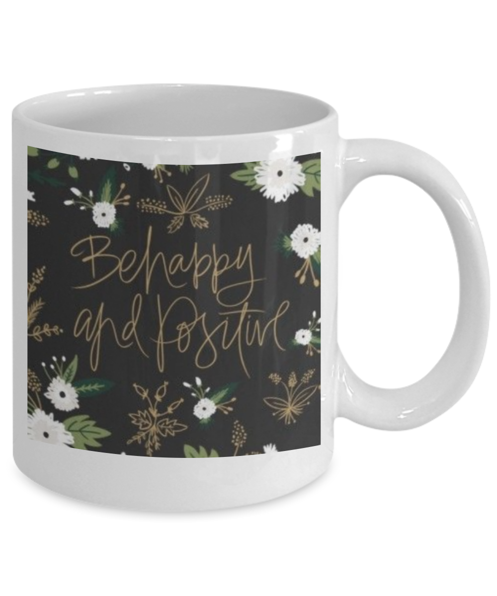 Proverbs Bible quotes , Be happy and positive - White Coffee Mug Tea Cup 11 oz Gift