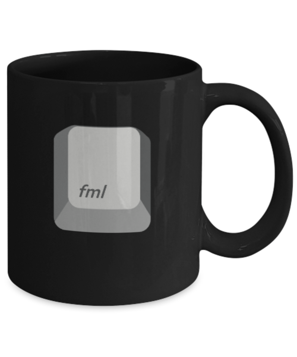 Pop culture lovers mugs , Pop Escape - Black Coffee Mug Porcelain Tea Cup 11 oz - Great Gift