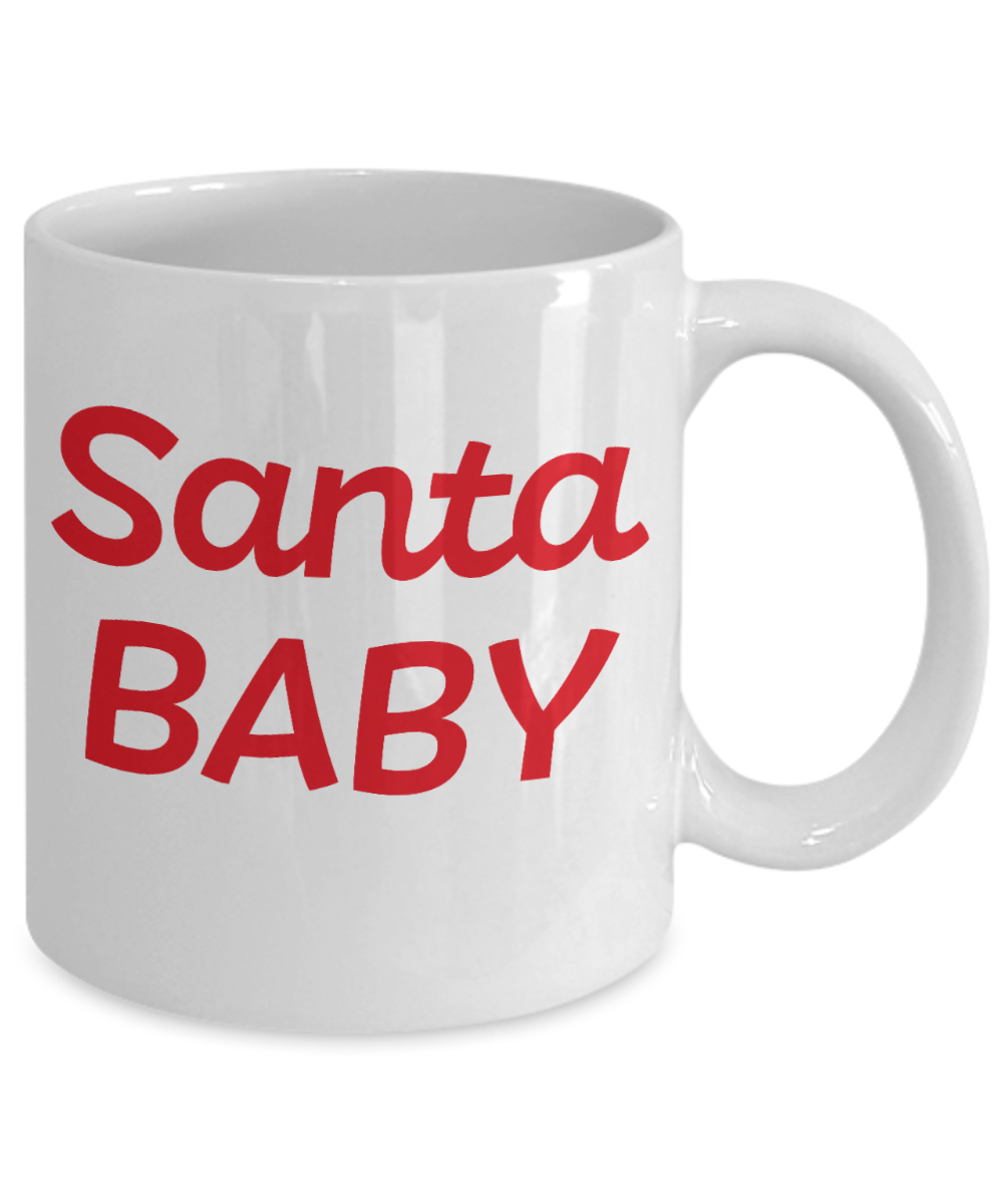 Knightmare before christmas mug - Santa Baby - Funny Christmas Gift Mugs, Christmas Gifts for family Ceramic Cup White, Funny Mugs Gift Ideas 11 Oz