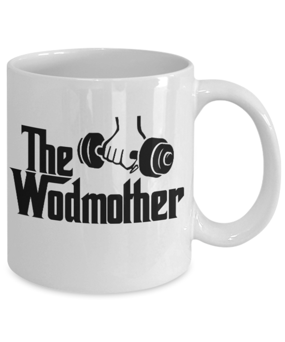 Fitness Lovers mugs , The Wodmother - White Coffee Mug Porcelain Tea Cup 11 oz - Great Gift