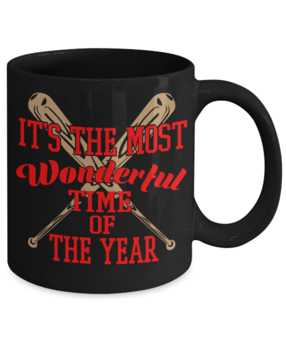 Fitness Lovers mugs , It's the most wonderful time of the year - Black Coffee Mug Porcelain Tea Cup 11 oz - Great Gift