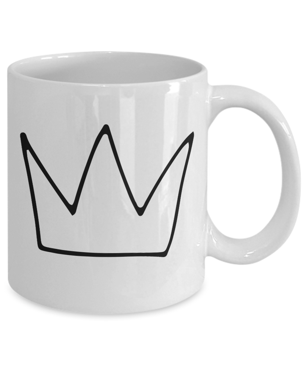 Knightmare before christmas mug - Christmas Doodle Crown - Funny Christmas Gift Mugs, Christmas Gifts for family Ceramic Cup White, Funny Mugs Gift Ideas 11 Oz