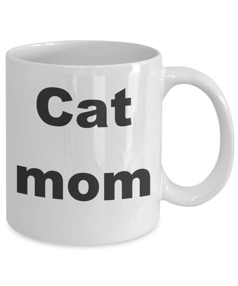 Our name is mud cat mom coffee mugs - Cat mom - White Porcelain Coffee Cup,Premium 11 oz Funny Mugs White coffee cup Gifts Ideas