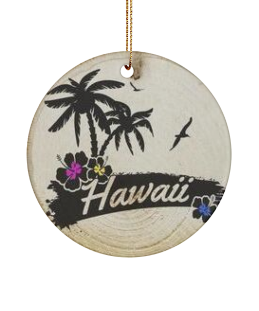 Hawaii Ornament | I Love My State | Hawaii Souvenir | Christmas Decoration | State Ornament | 2020 Gift