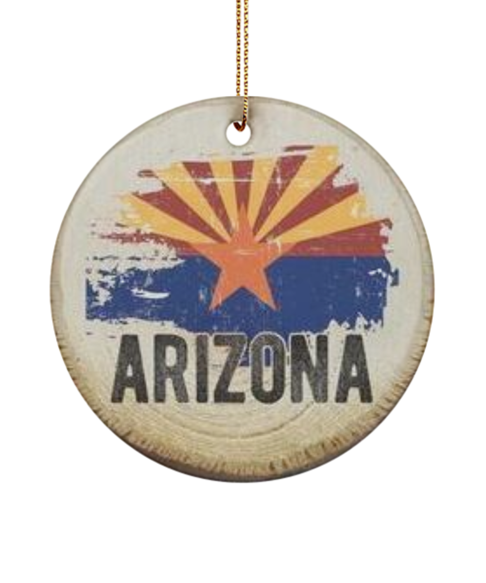 Arizona Christmas Ornaments - Arizona Ornament Christmas Gift - Arizona State Keepsake - Our New Home - State Ornaments
