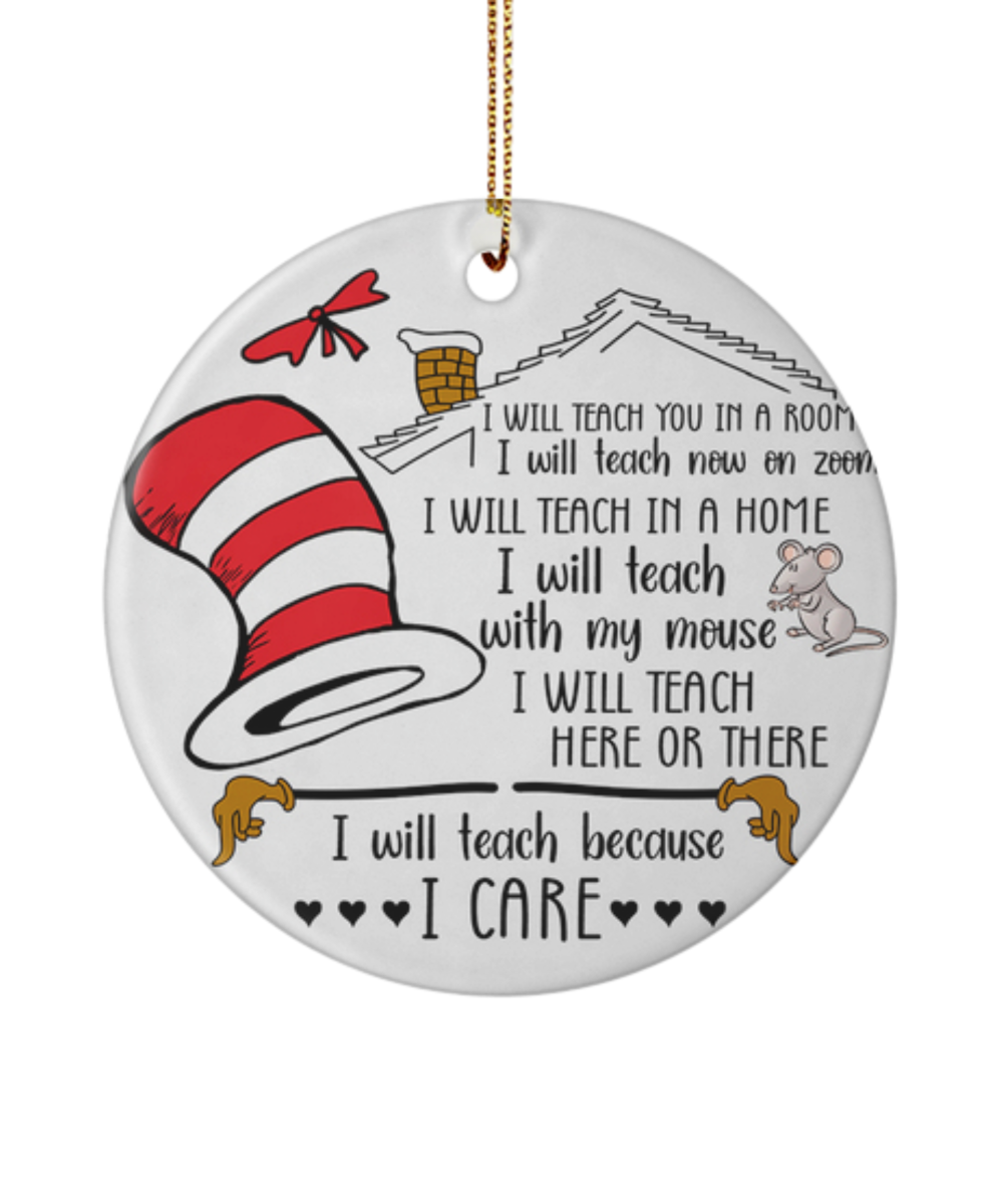 2020 Teacher Appreciation Gift |I will teach you in a room I will teach you now on Zoom | Teacher Gift | Back School