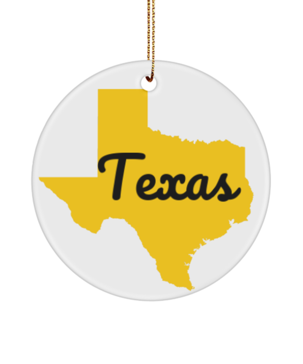 Texas Ornament, Personalized Ornament, Texas Christmas Ornament, Texas State, 2020 Ornament, Keepsake Ornament
