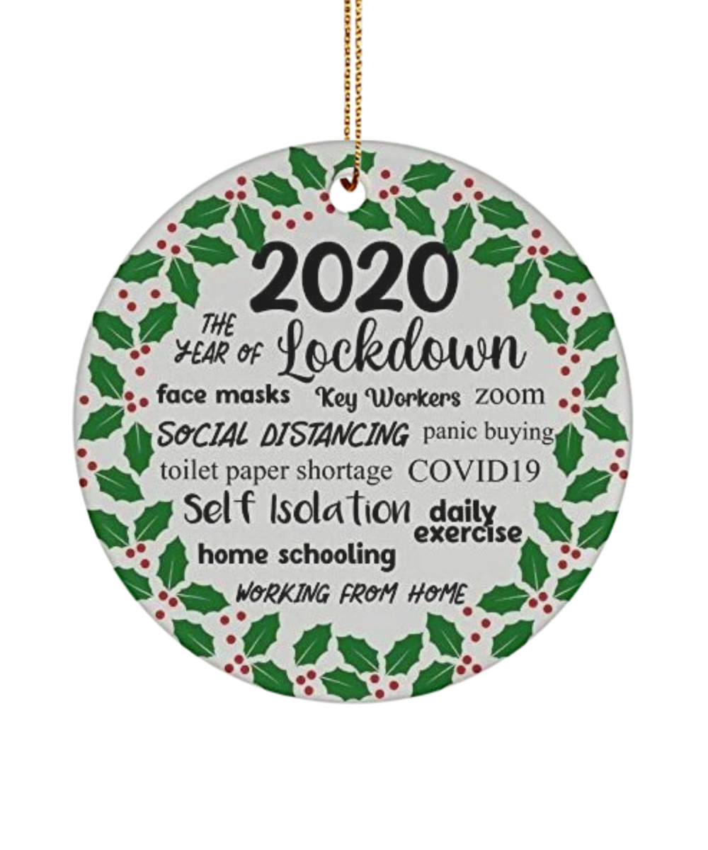 2020 The Year of Lockdown Ornament, Christmas 2020 Ornament, Quarantine Christmas Ornament, Lockdown Ornament, 2020 Memories, Christmas Gift