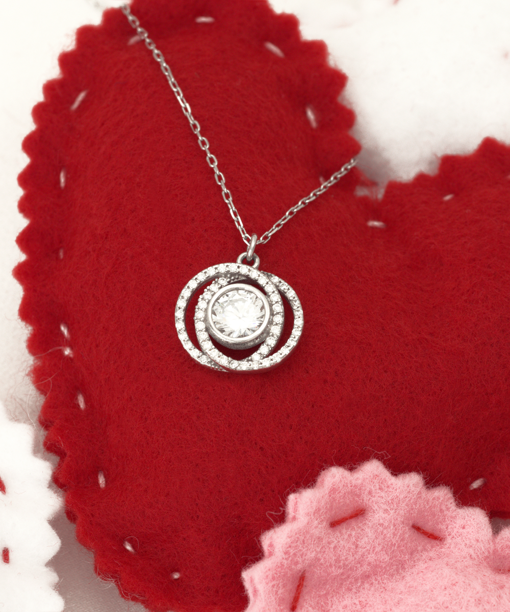 Thank You Necklace, Thank You Gift, appreciation Gift, Gratitude Gift, Thank You Jewelry, Double Circle Necklace, Gift for Teacher, Nurse, Thanks Gift