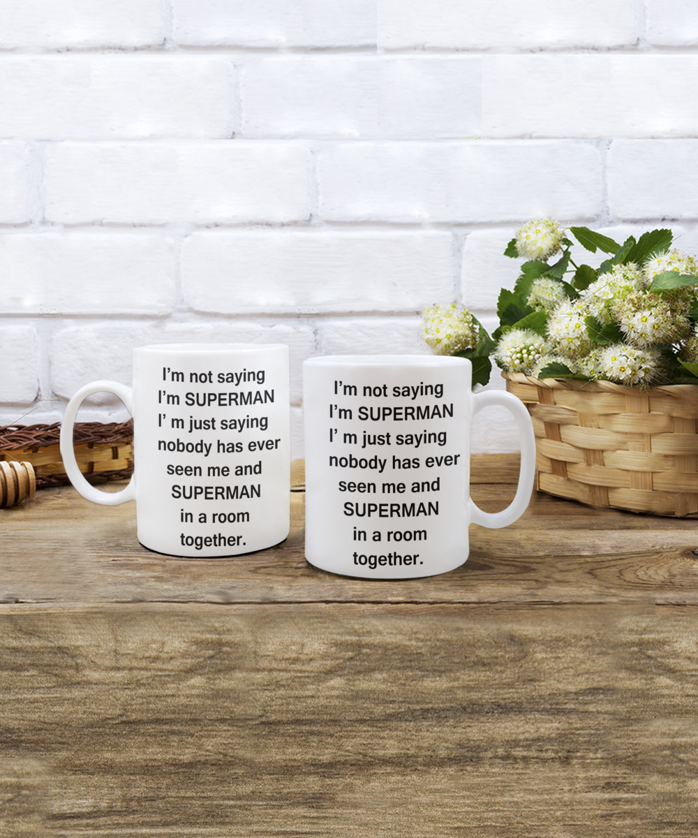Superhero Coffee mug, Gift for Superhero Lovers, Birthday Gift Coffee Mug-White Ceramic Coffee Mug 11oz