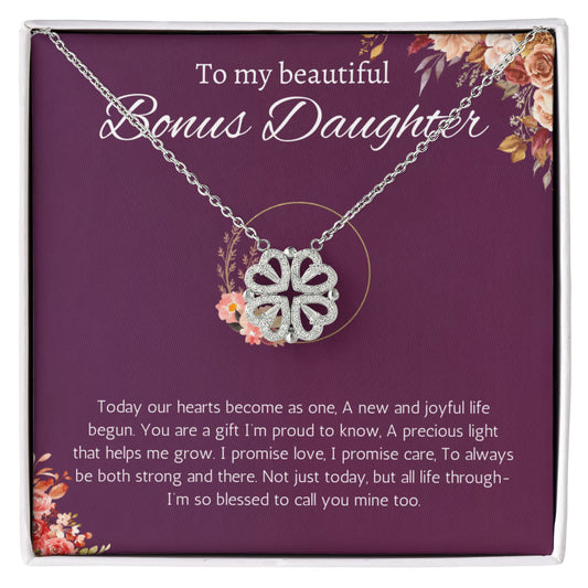 Daughter of the Bride Gift Necklace Stepdaughter Gift Stepdaughter Wedding Gift from Groom Bridal Party Jewelry Magnetic Heart