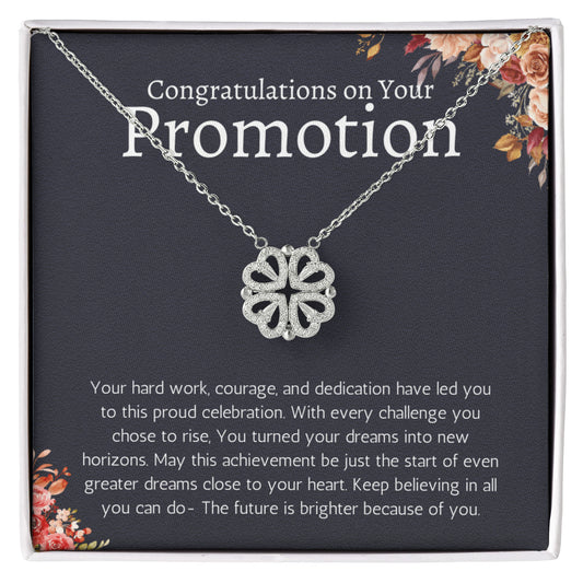 Job Promotion Gifts Necklace for Women Congratulations Gift for Coworker, Boss, Friend or Family Magnetic Love Jewelry