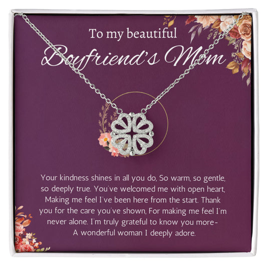 Boyfriends Mom Gift for Mother's Day Birthday Gifts for Boyfriend's Mom To My Boyfriends Mom Necklace Christmas Gift