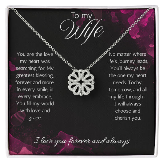 Wife Gift Necklace, Anniversary, Birthday, Christmas Gift Necklace For Soulmate, from Husband Magnetic Heart Jewelry